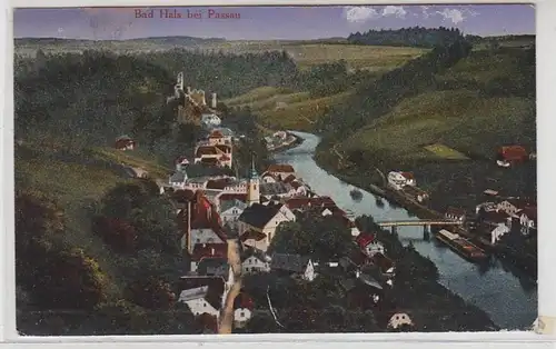 50137 Ak Bad Hals à Passau Vue générale 1920