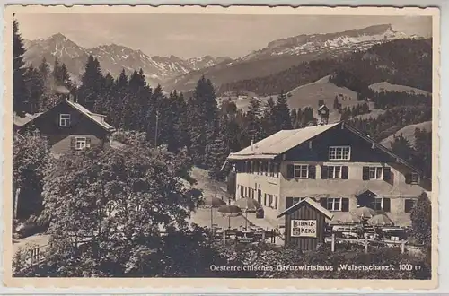 50130 Ak Maison des frontières Walserschanz Riezlers 1936