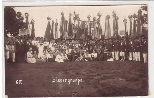 50116 Ak Gauturnfest Mittweida Siegergruppe 1920