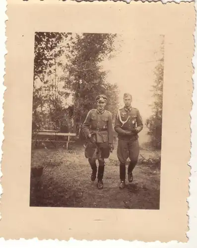 50111 Original Foto Russland Offizier Heer und Adjudant 2. Weltkrieg