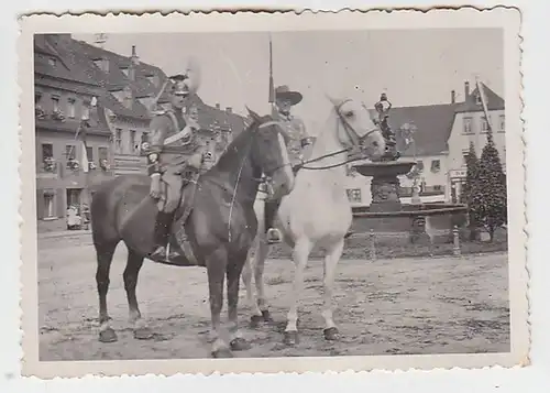 50087 Foto Reiter in Schutztruppenuniform und Ulan