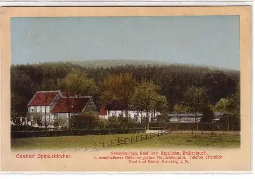50027 Ak Arnsberg i.W. Gasthof Spindeldreher um 1911