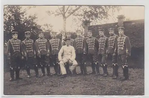 49989 Foto Ak Husaren in Uniform um 1915