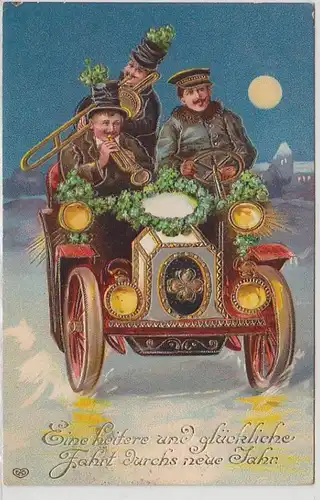 49988 Nouvelle année de l'automobile décorée par AK 1912
