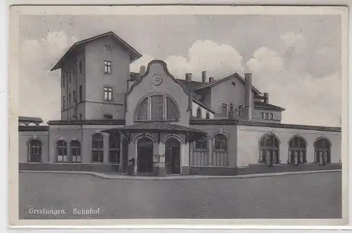49987 Ak Gerstungen Bahnhof 1934
