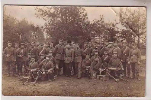 49956 Foto Ak Maschinengewehr Abteilung im 1. Weltkrieg 1918