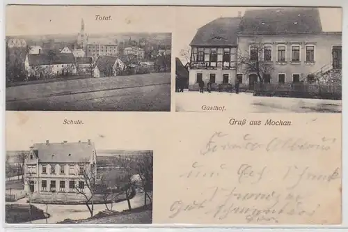49951 Mehrbild Ak Gruß aus Mochau Gasthof usw. 1912
