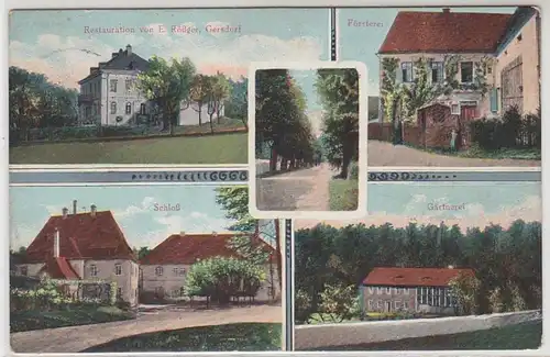 49945 Mehrbild Ak Gruß aus Gersdorf bei Roswein 1912