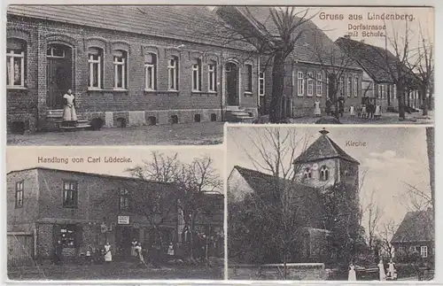 49934 Mehrbild Ak Gruß aus Lindenberg in Meckl. 1910