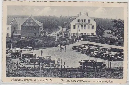 49913 Ak Moldau Gasthof zum Fischerhaus um 1926