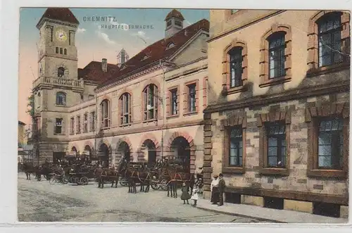 49905 Ak Chemnitz Hauptfeuerwache 1911