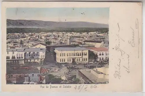 49898 Ak Vue de Damas et Salakie en Terre Sainte 1906