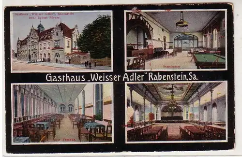 49845 Ak Rabenstein Gasthaus "Weisser Adler" um 1910