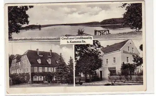 49827 Ak Gruß aus Großbaselitz bei Kamenz in Sa. 1940