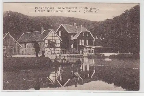 49629 Ak Restaurant Truellengrund près de Bad Sachsa 1923