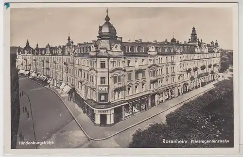 49622 Ak Rosenheim Hindenburg- und Prinzregentenstraße