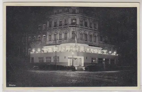 49605 Ak Bad Aix-la-Chapelle Café et Restaurant "Bastei" vers 1935