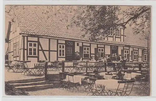 49602 Ak Salutation de Maison de Foresthaus Heisen Küche chez Hameln 1920