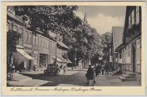 49594 Ak Bevensen Medingen Lüneburger Strasse 1951