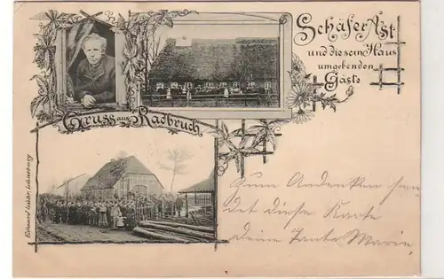 49593 Ak Gruse de bergers de roue de la branche et sa maison 1899