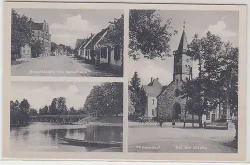 49587 Multi-image Ak Plittersdorf école etc. vers 1940