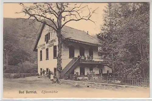 49572 Ak Bad Berthich Restauration Elfenmühle vers 1920