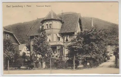 49567 Ak Bad Lauterberg im Harz Pensionat Wagner 1917