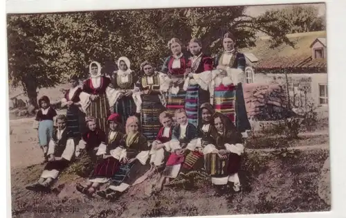 49499 Ak Salutation de Sofia Groupe de costumes vers 1916