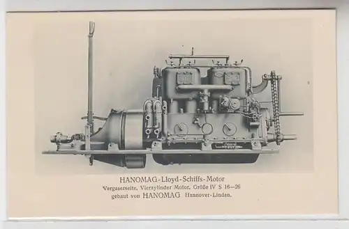 49434 Ak Hanomag Hannover Linden Lloyd bateau moteur vers 1920