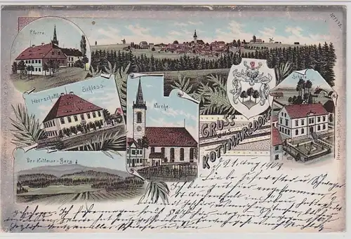 49422 Ak Lithografie Gruss aus Kottmarsdorf 1903