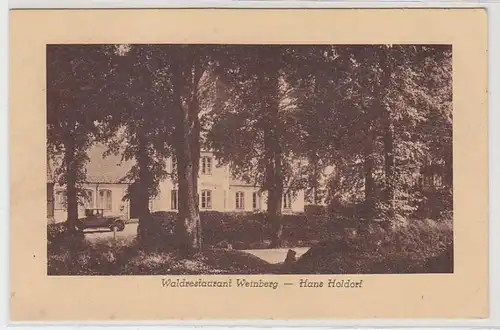 49269 Ak Waldrestaurant Weinberg Hans Holdorf vers 1930
