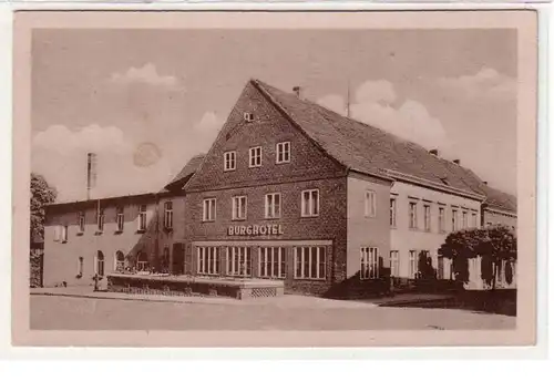 49253 Ak Plau in Mecklembourg Burghotel vers 1940