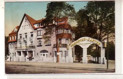 49239 Ak Treptow Etablissement Jardin du Paradis 1912