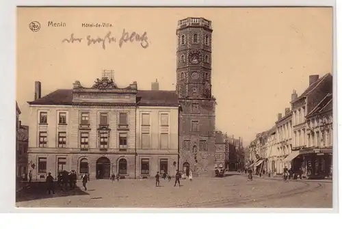 49192 Ak Menin Hotel de Ville um 1915