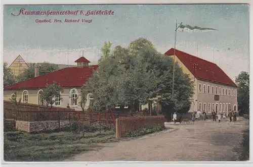 49191 Ak Krummenhennersdorf bei Halsbrücke Gasthof 1908