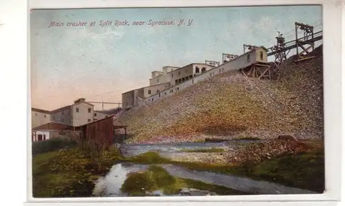 49101 Ak Syracuse N.Y. Main Crusher at Split Rock vers 1910