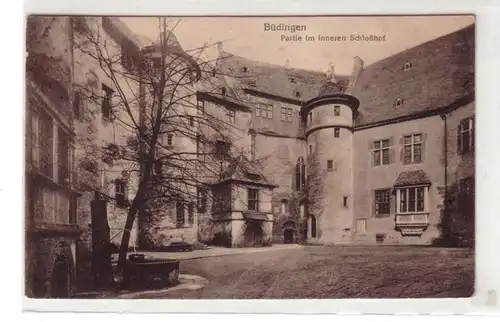 49092 Ak Büdingen Partie dans le château intérieur 1918