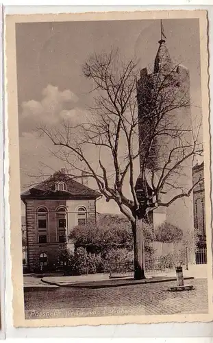 49082 Ak Pössneck Tour blanche et maison de malt 1943