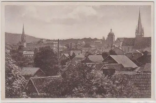 49079 Ak Lichtenfels Vue d'ensemble du poste ferroviaire 1928