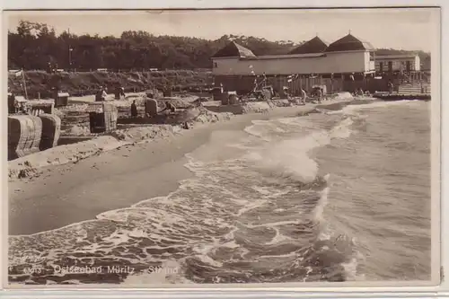 49026 Ak Ostseebad Müritz Strand um 1930