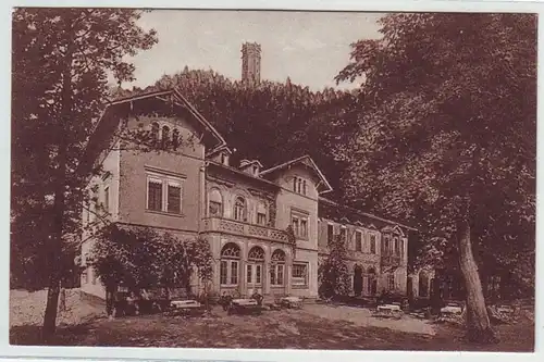 48995 Ak Rochlitzer Berg Friedrich August Turm Hotel 1928