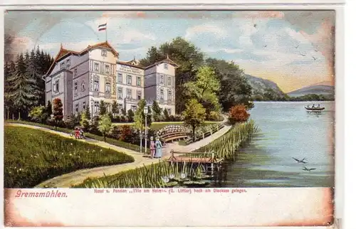 48993 Ak Gremsmühlen Hotel "Villa Homer" Diecksee 1913