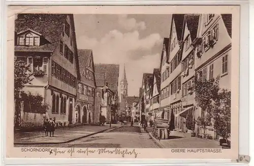 48956 Ak Schorndorf Obere Hauptstrasse 1930