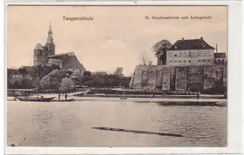 48947 Ak Tangermünde St. Stephanskirche Amtsgericht 1912