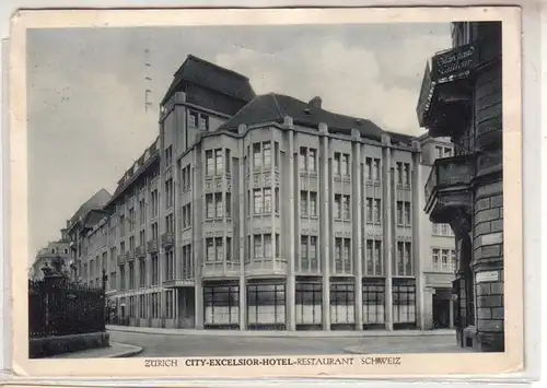 48928 Ak Zurich City Excelsior Hotel Restaurant 1933