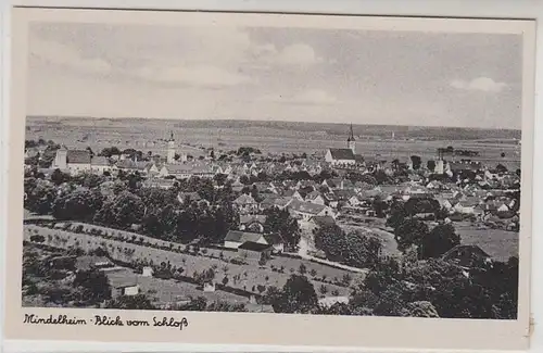 48874 Ak Mindelheim Vue du château vers 1940
