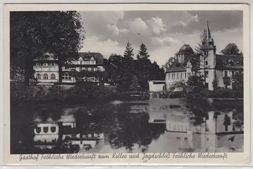48862 Ak Gasthof Fröhliche Wiederkunft b. Neustadt 1936