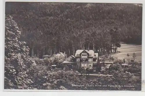 48840 Ak Sitzendorf Licht's Hotel Pension Annafels 1928