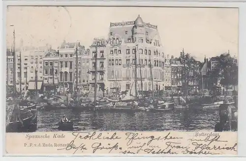 48835 Ak Rotterdam Spaansche Kade vers 1900