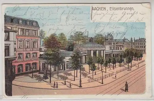 48832 Ak Aachen Fontaine d'Élisen 1904